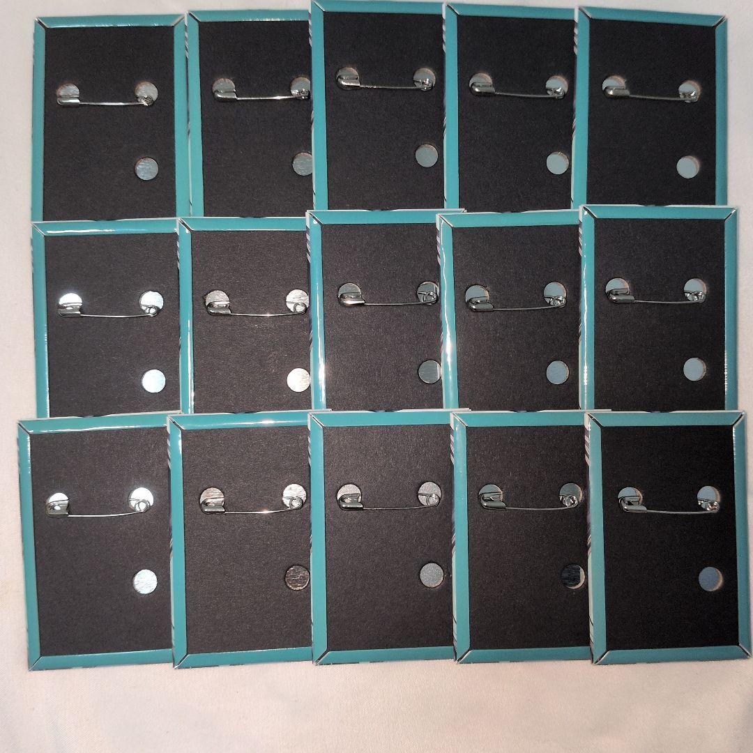 ホロライブ ReGLOSS スクエア缶バッジ 儒烏風亭らでん リグロス 17個