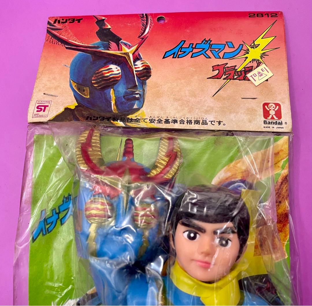 特価 旧バンダイイナズマンFソフビ人形 デッドストック未開封新品