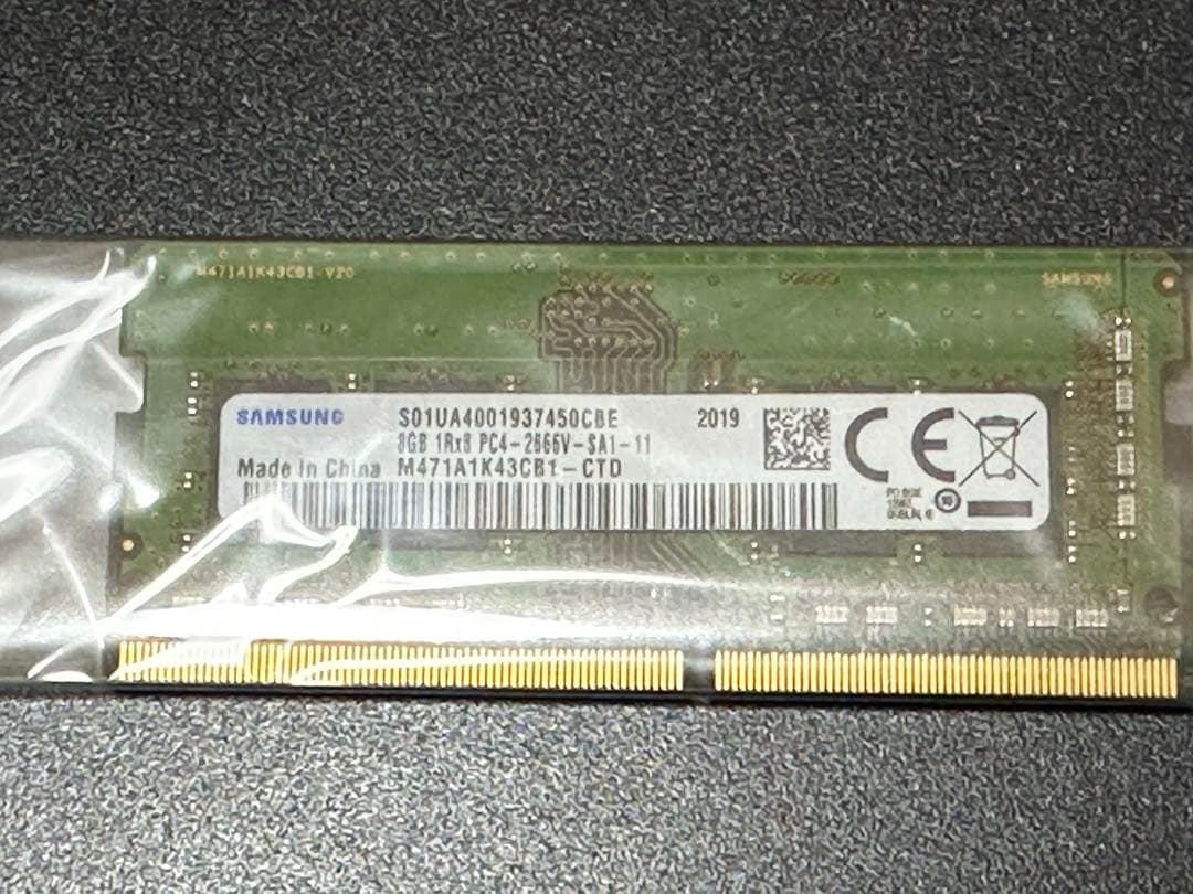 【動作保証】DDR4-2666 16GB(8GB×2) SAMSUNG