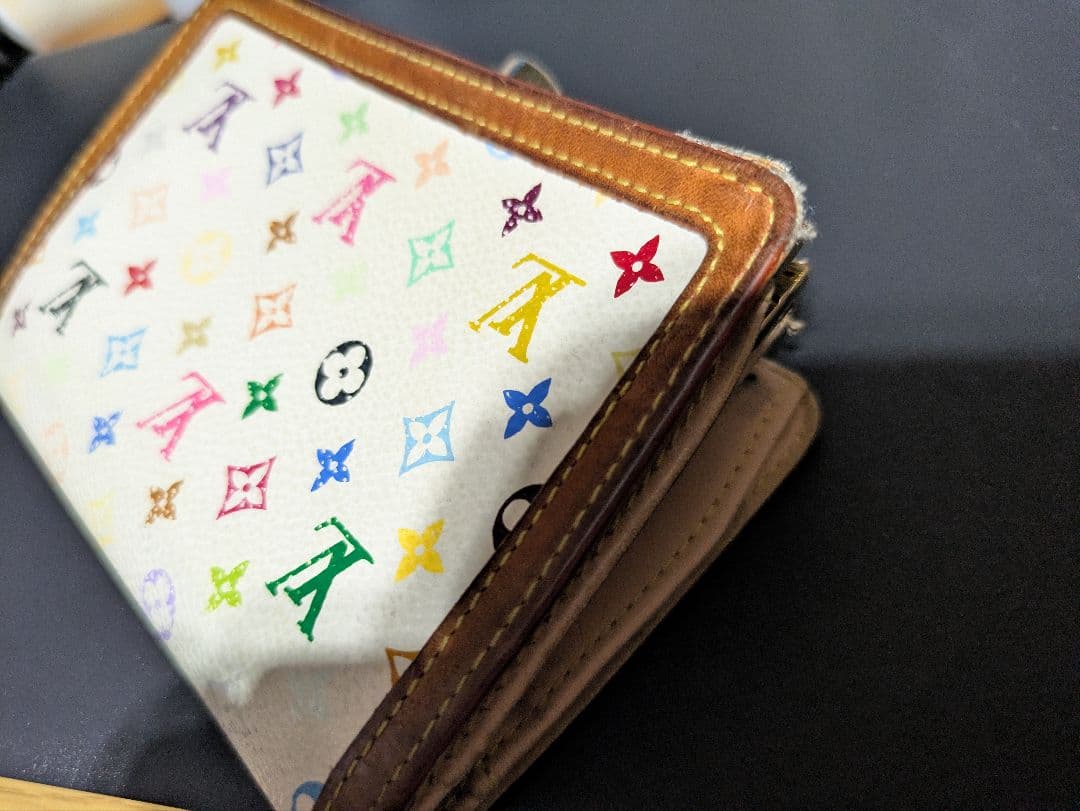 Louis Vuitton モノグラム・マルチカラー 二つ折り財布 がま口