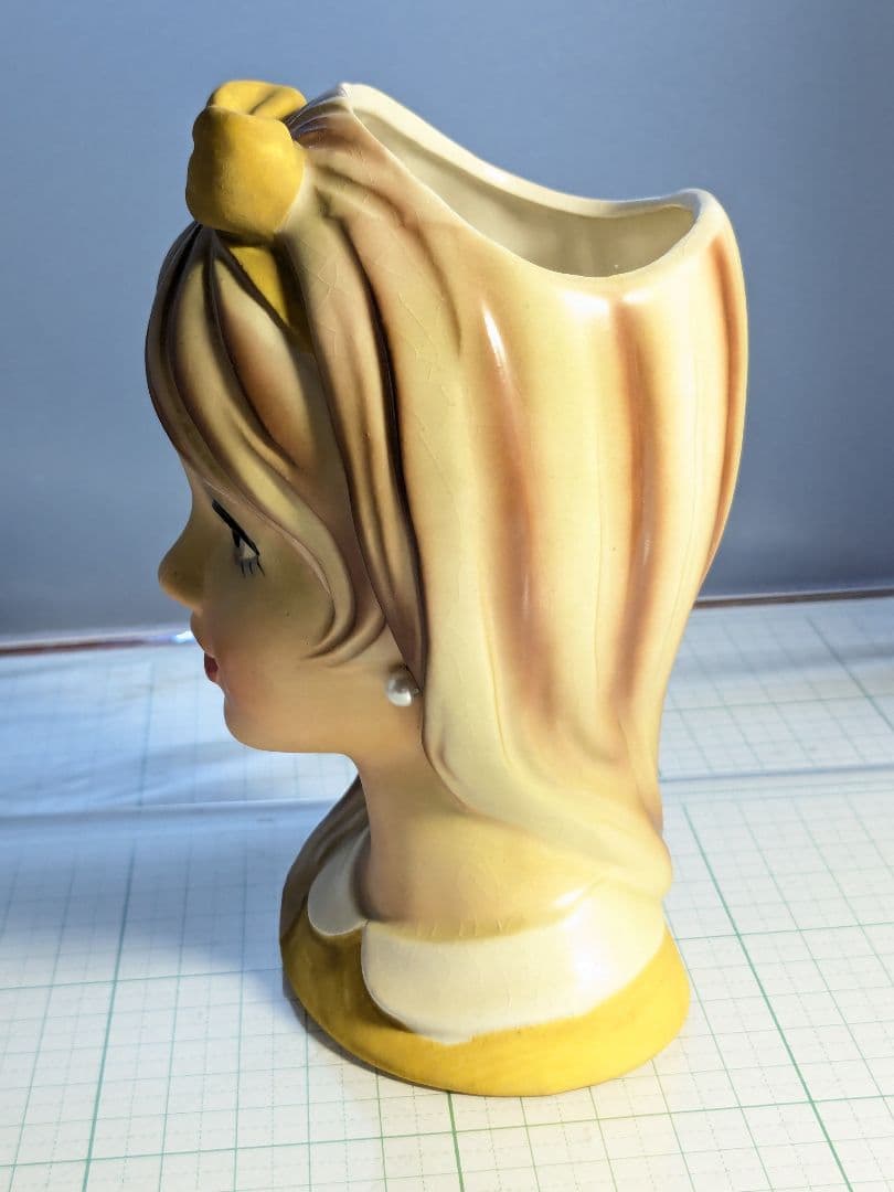 1950年　貴重品　アメリカ　アンティーク　花瓶　陶器　ヴィンテージ　レトロ