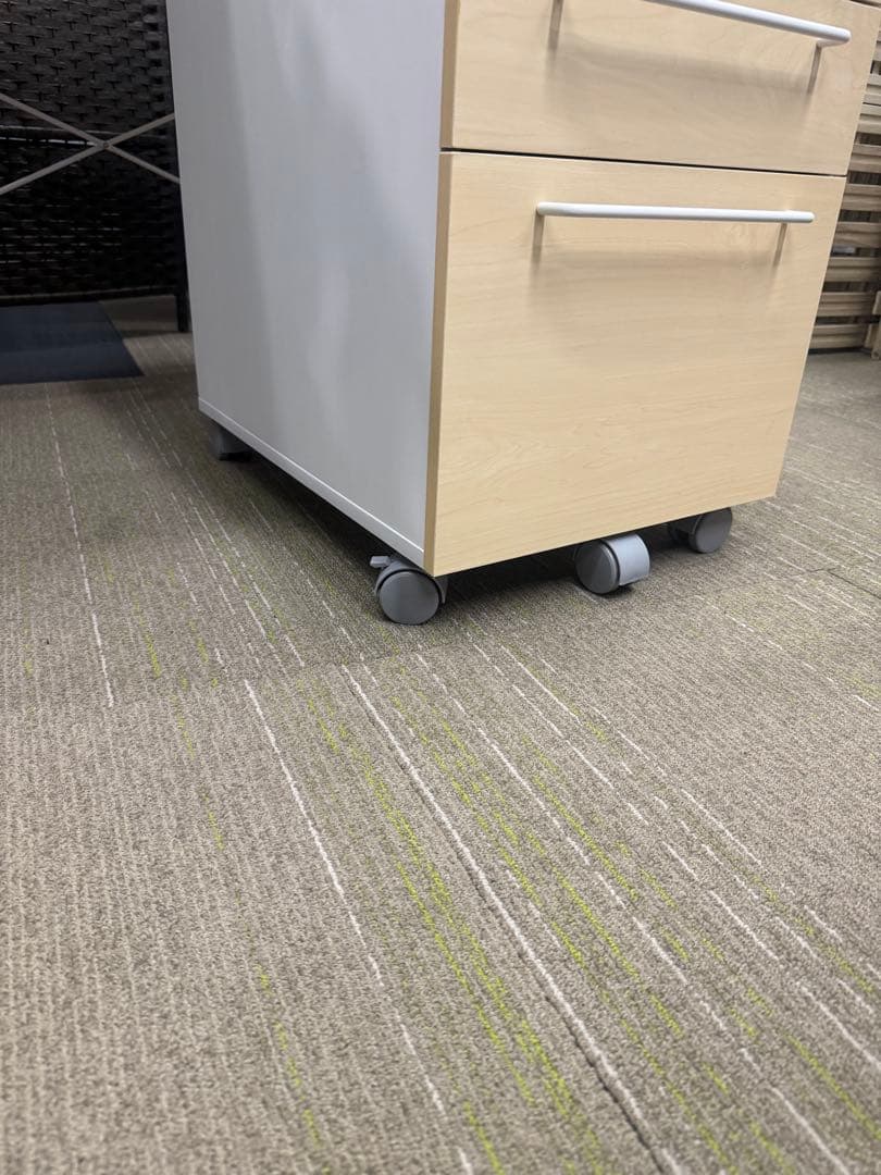 【洗浄消毒作業済】【美品】【完成品】　ニトリ デスクワゴンセット サーヤ