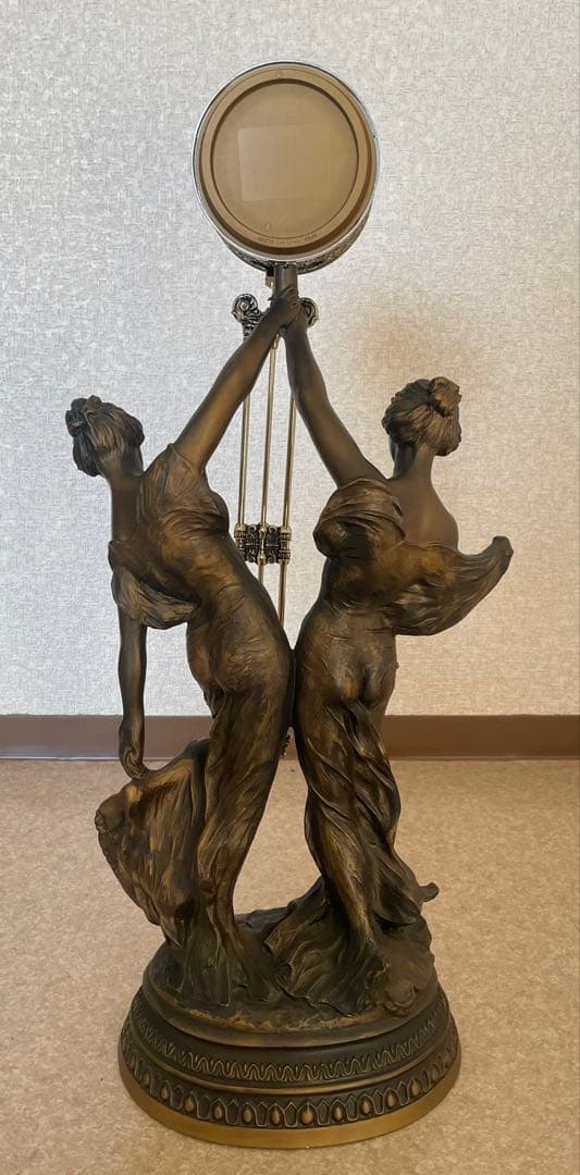 CITIZEN 時計 アンティーク 女性像 置き時計 振り子時計