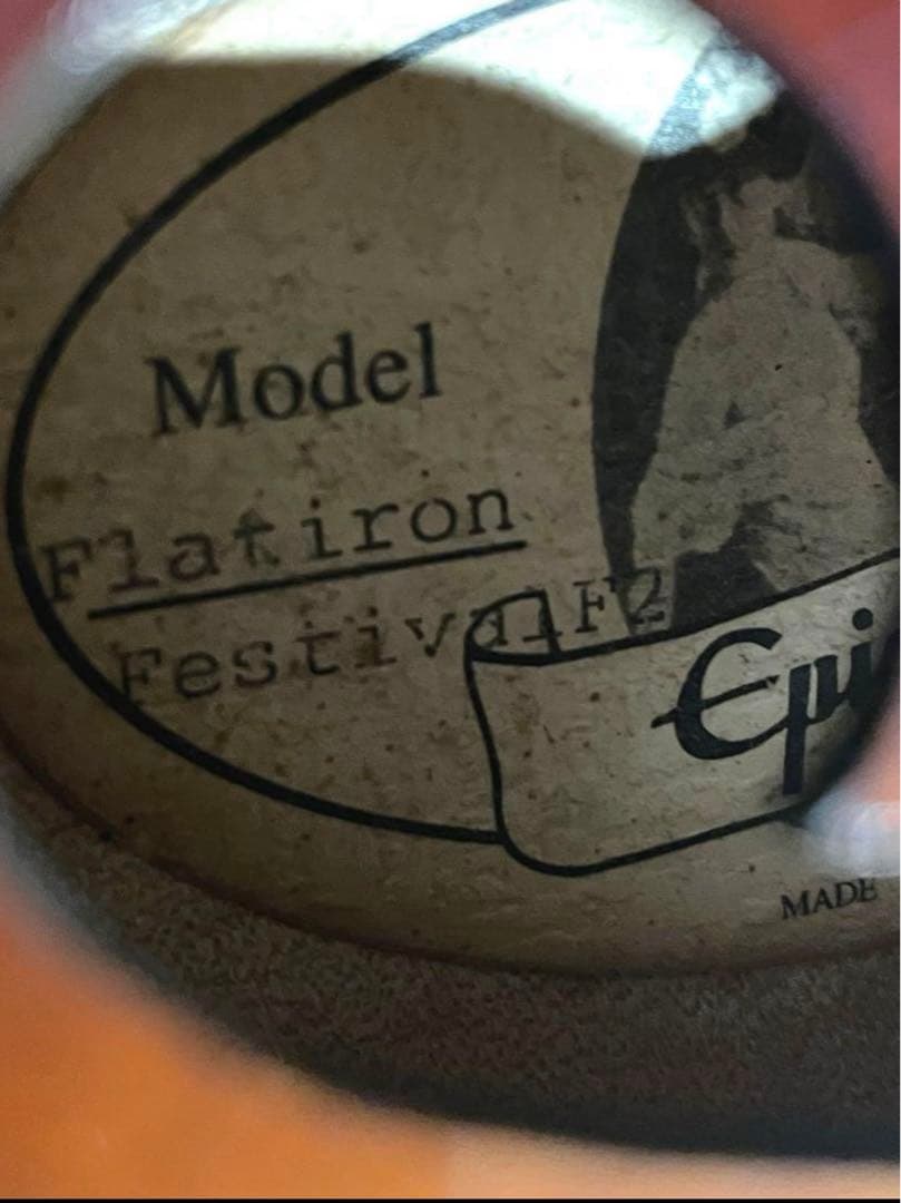 Epiphone　フラットマンドリン　Flatiron Festival F2