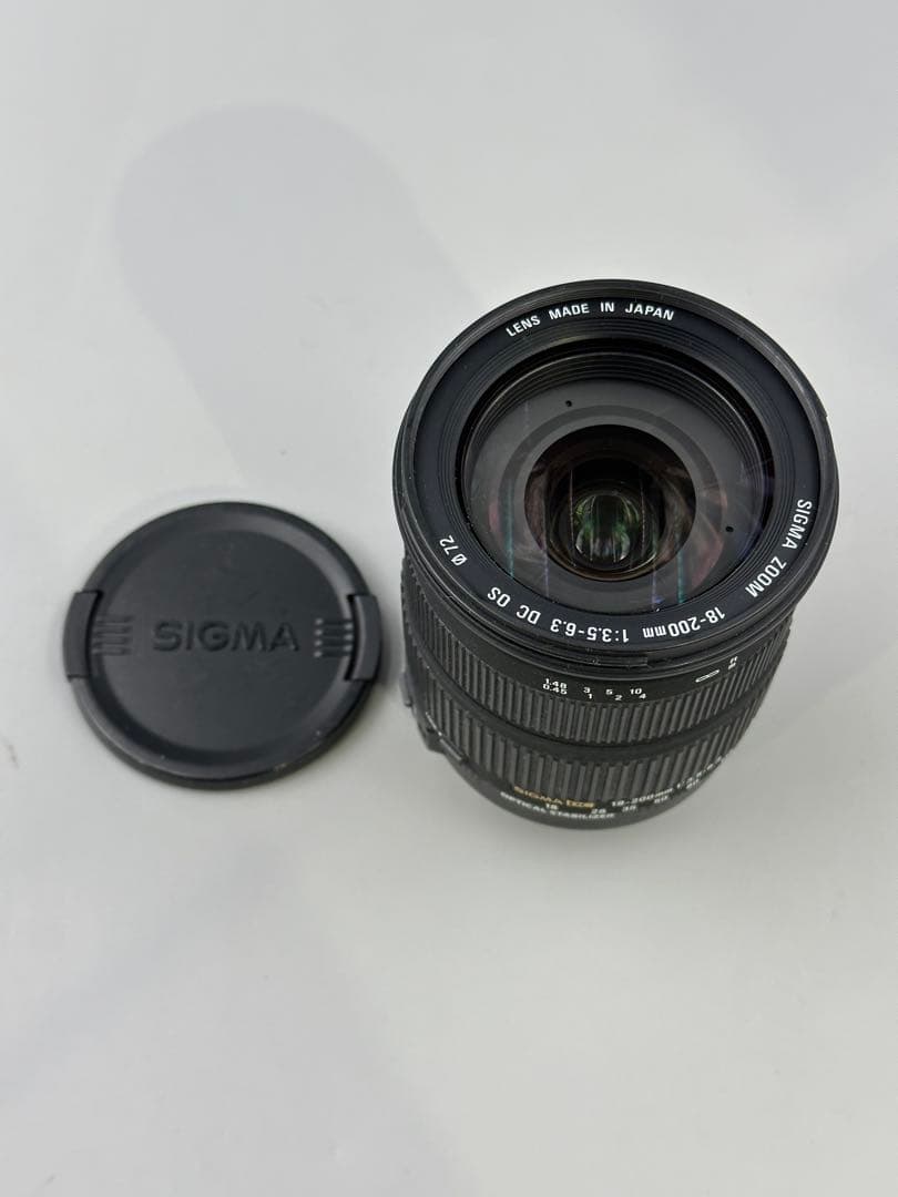 ☆SIGMA 18-200mm f/3.5-6.3 DC OSレンズ