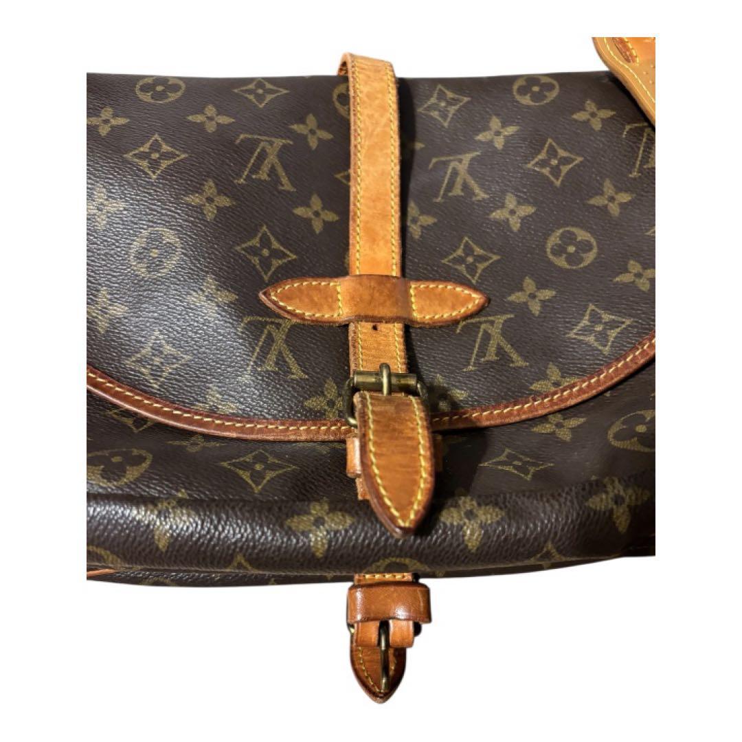 ルイ・ヴィトン モノグラム ソミュール30 ショルダーバッグ フランス製