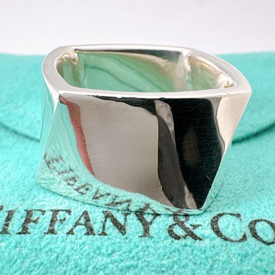 極美品 ティファニー トルク ワイド フランクゲーリー 15.5号 シルバー