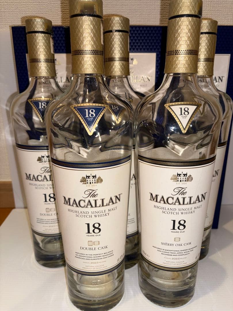 【空瓶】マッカラン18年 セット