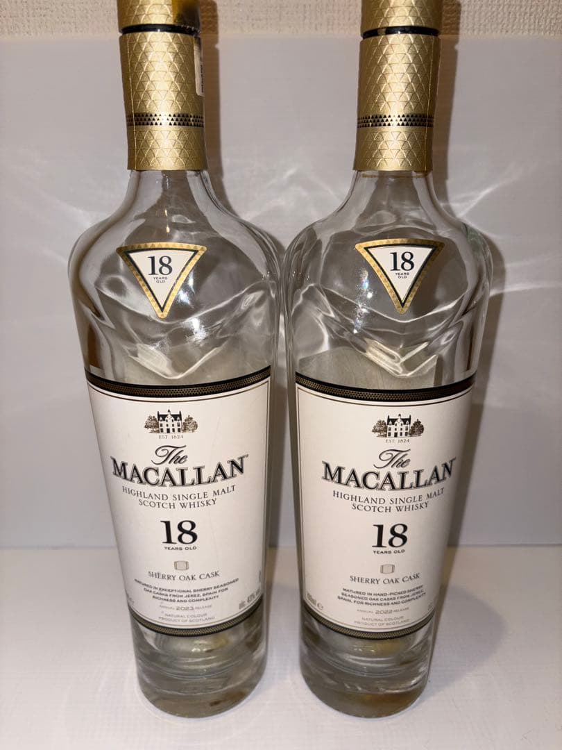 【空瓶】マッカラン18年 セット