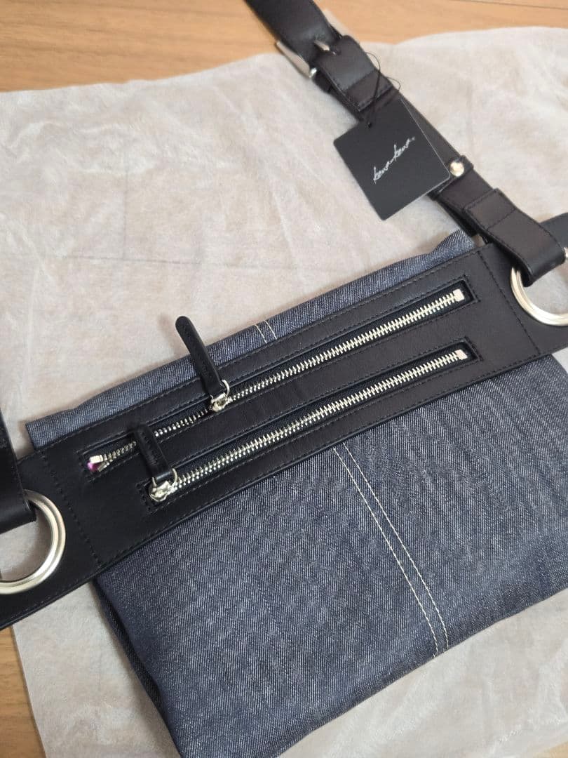 カワカワ　kawakawa　デニム　ボディバッグ　M