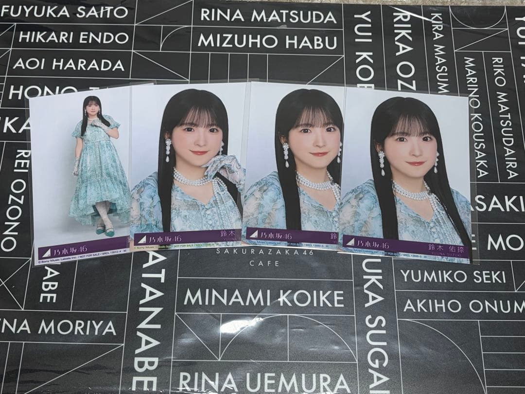 鈴木佑捺 生写真 My respect アルバム 封入 乃木坂46 セミコンプ