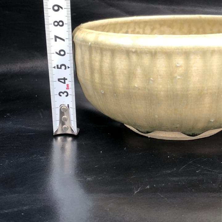 古美術品◼️釉薬の流れや溜まりがかなりステキな大きい深いお皿、大鉢、花瓶？花道具？