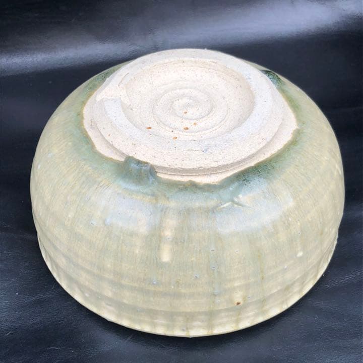 古美術品◼️釉薬の流れや溜まりがかなりステキな大きい深いお皿、大鉢、花瓶？花道具？