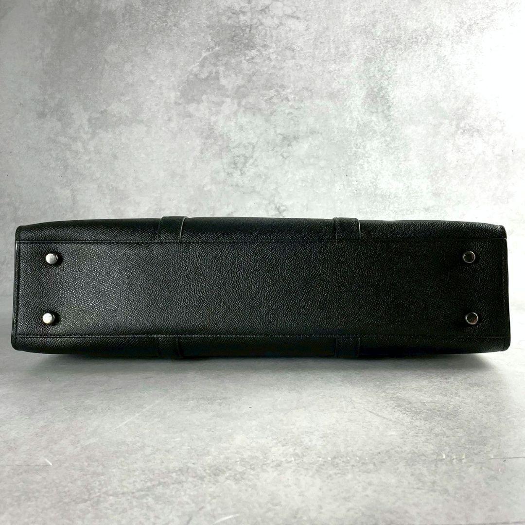 極美品 コーチ グラハム 2way ジップブリーフ ビジネス レザー A4可 黒