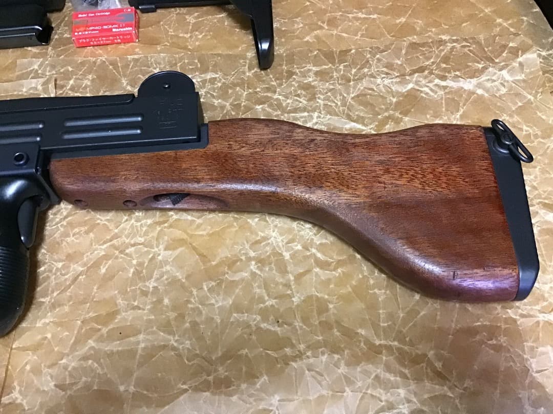 s*5様 SMG合法 マルシン工業 未発火美品 UZI 金属モデルガン ウッドス