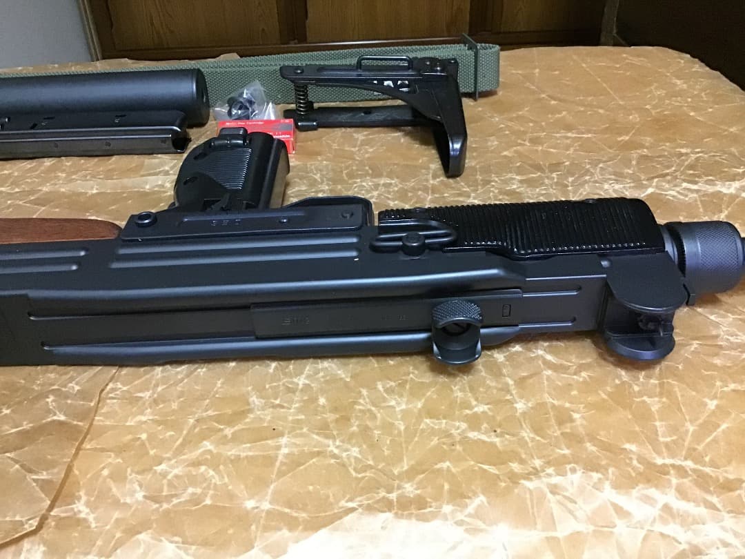 s*5様 SMG合法 マルシン工業 未発火美品 UZI 金属モデルガン ウッドス