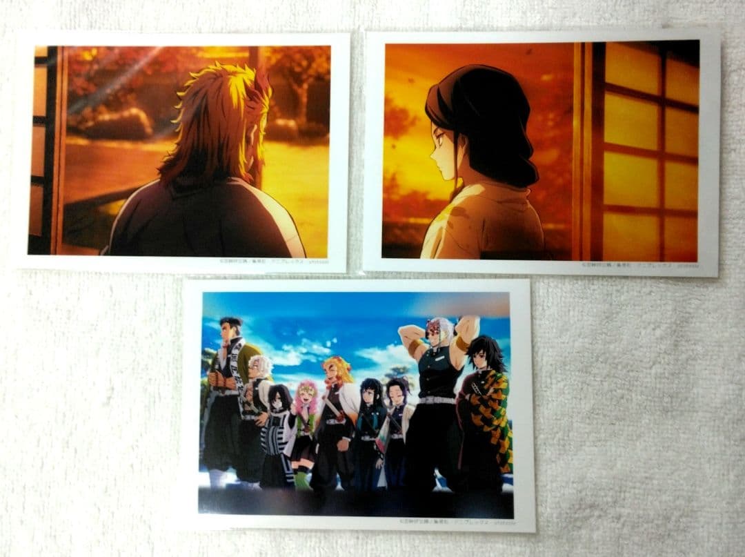 鬼滅の刃 無限列車編 ランダム場面写 ブロマイドくじ オープニング コンプリート