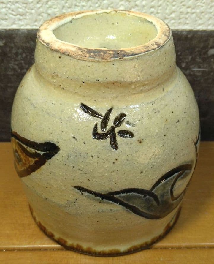 人間国宝 金城次郎 壷屋焼湯呑 栞 共箱 美品 壺屋焼 やちむん