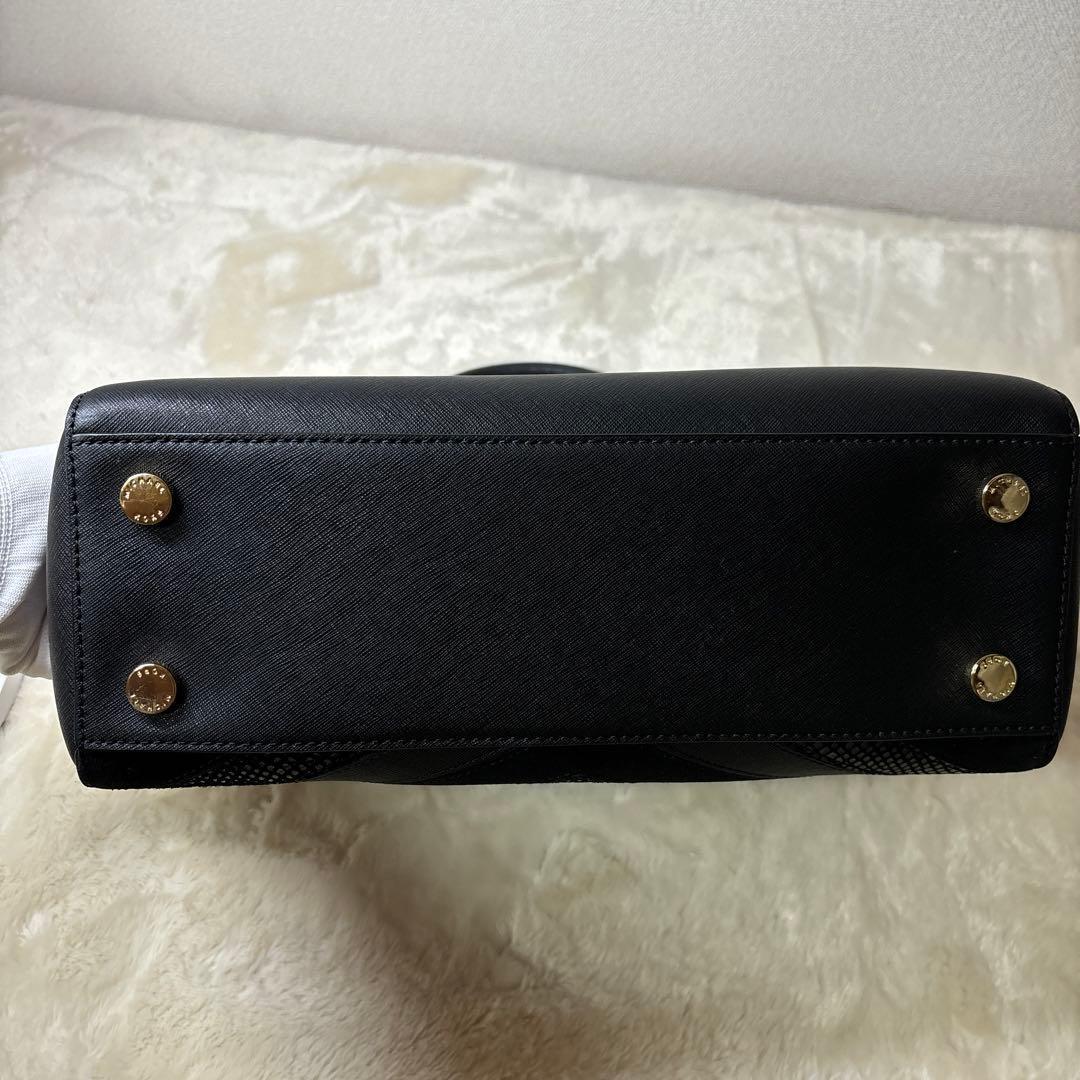 【極美品】マイケルコース ハンドバッグ ブラック A4収納可｜通勤・仕事用