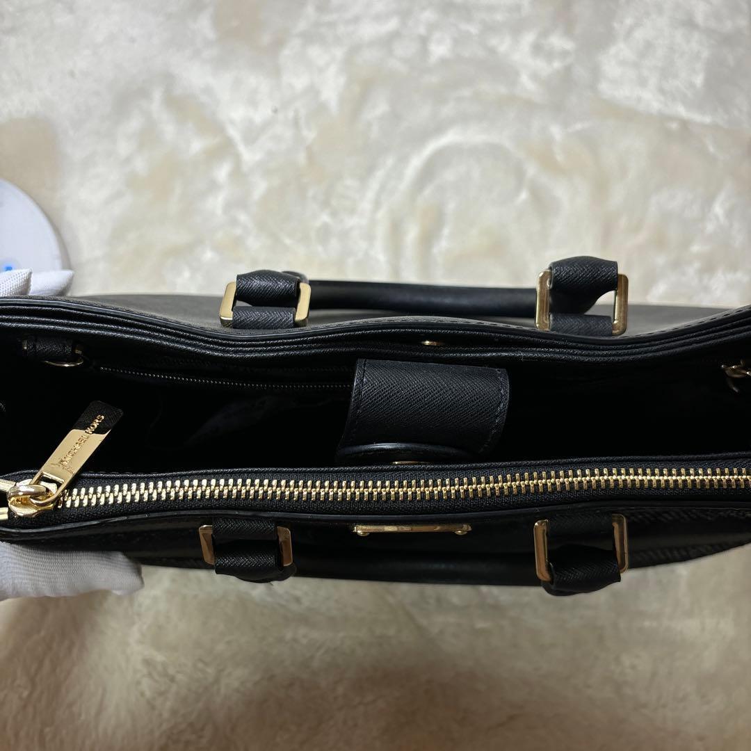 【極美品】マイケルコース ハンドバッグ ブラック A4収納可｜通勤・仕事用