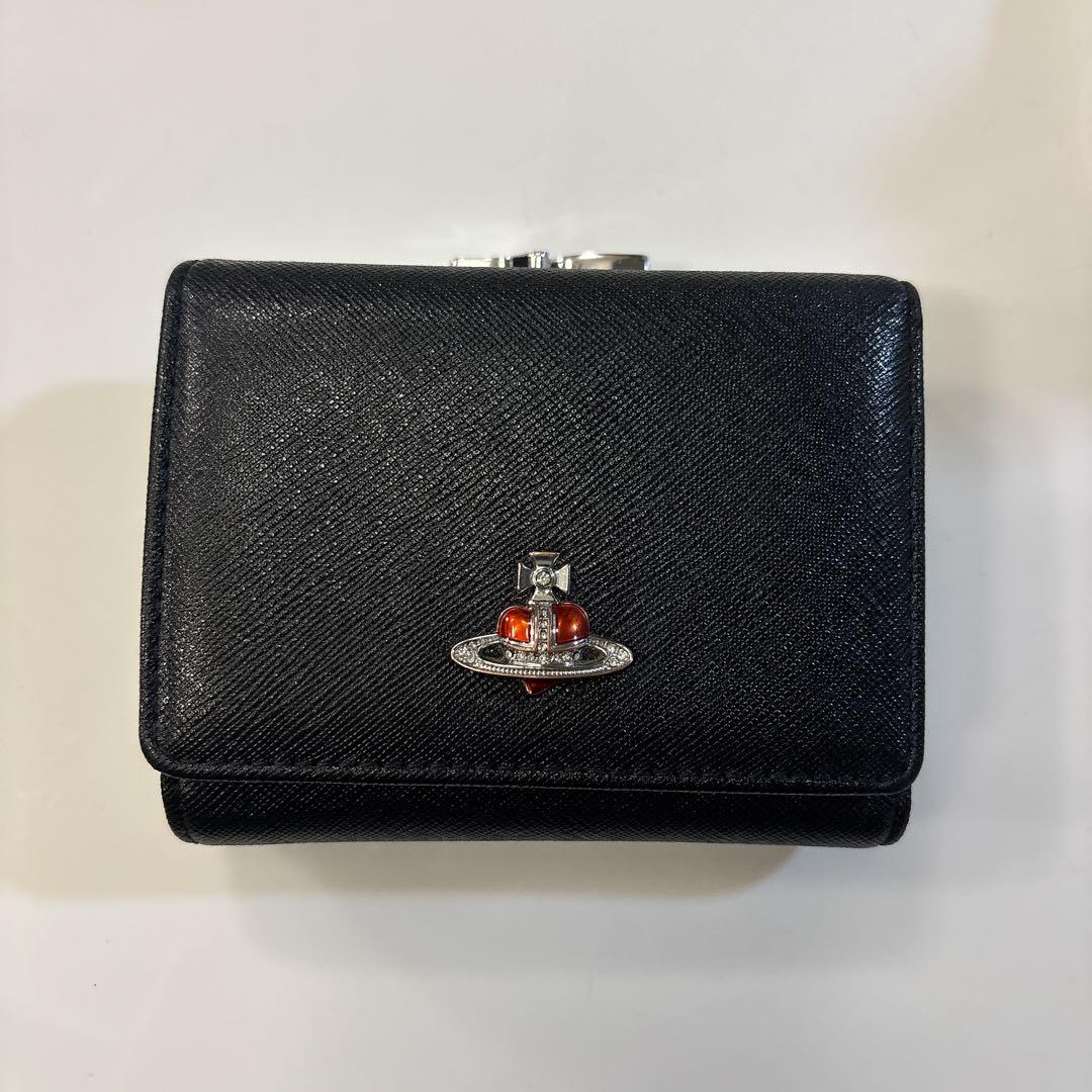 Vivienne Westwood ディアマンテ ハート がま口 3つ折り