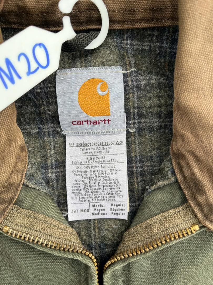 M20 USA製 Carhartt デトロイトジャケット J97 MOS M