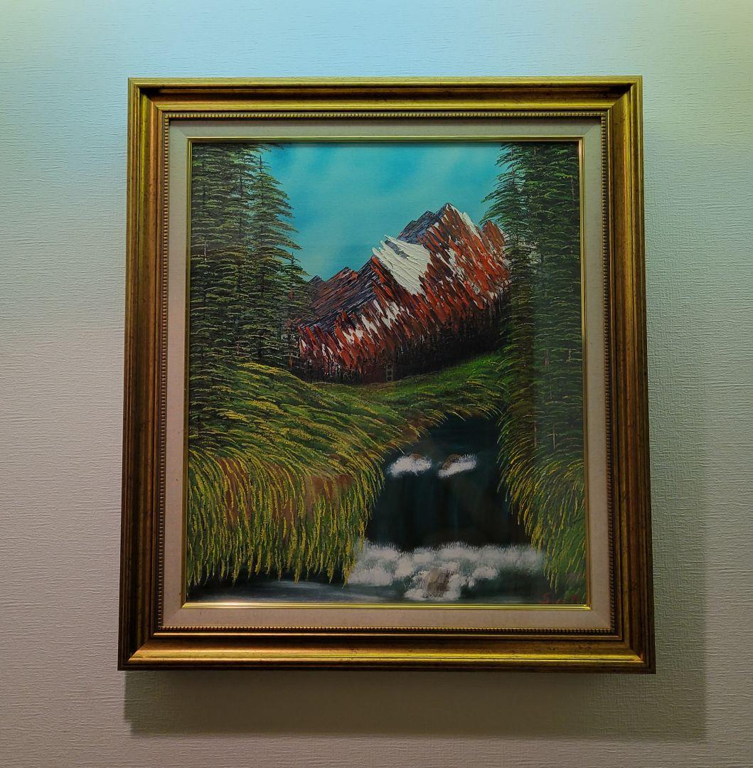 絵画 Spectacular Waterfall