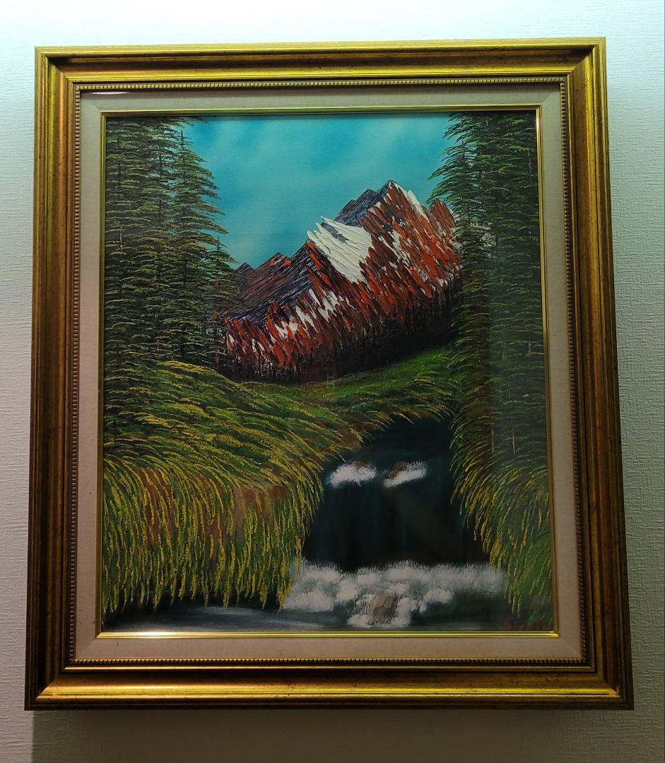 絵画 Spectacular Waterfall