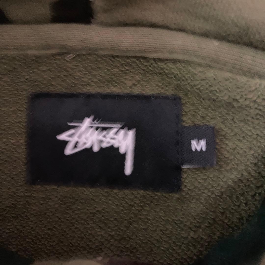 Stussy 迷彩柄 フード付きパーカー