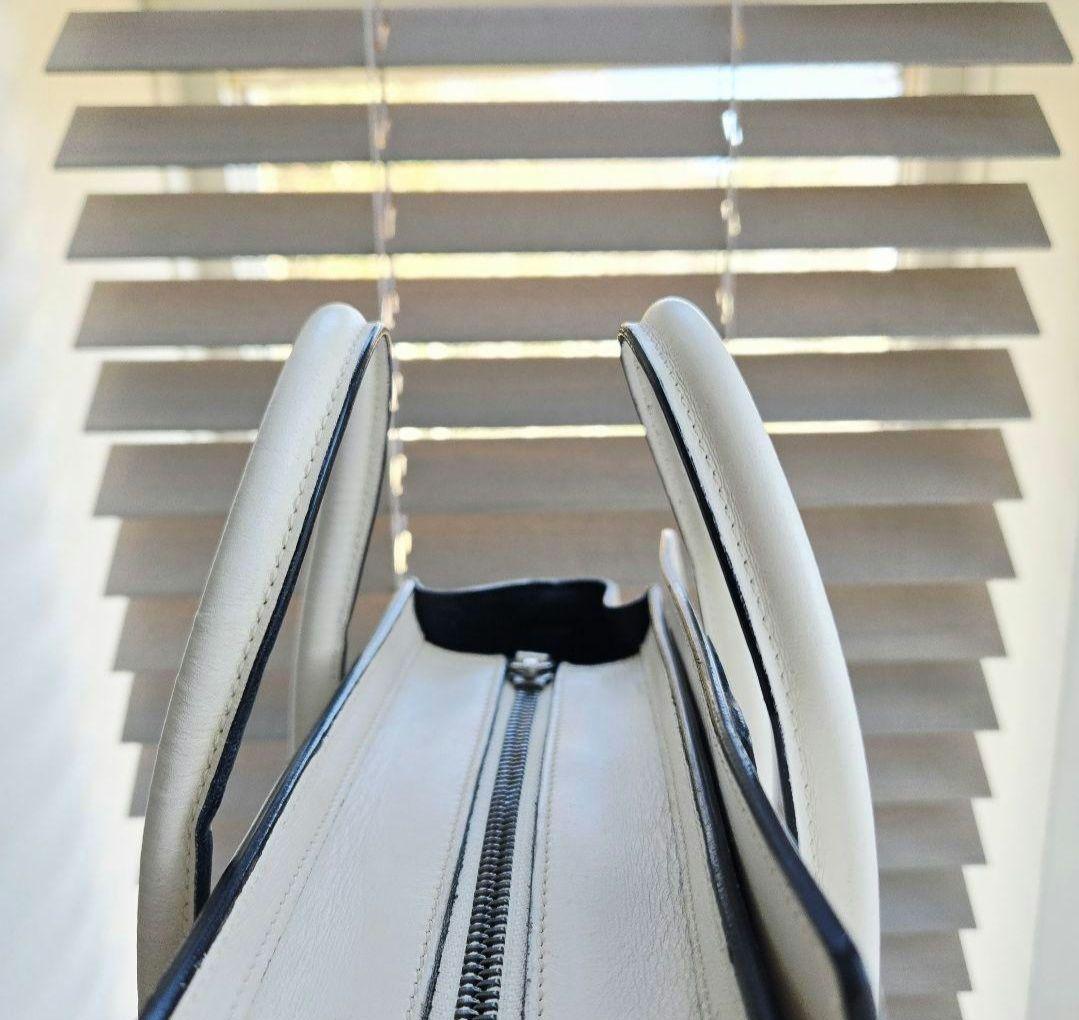 ⭐CELINE⭐ セリーヌ ナノラゲージ ハンドバッグ ホワイト ショルダー付き