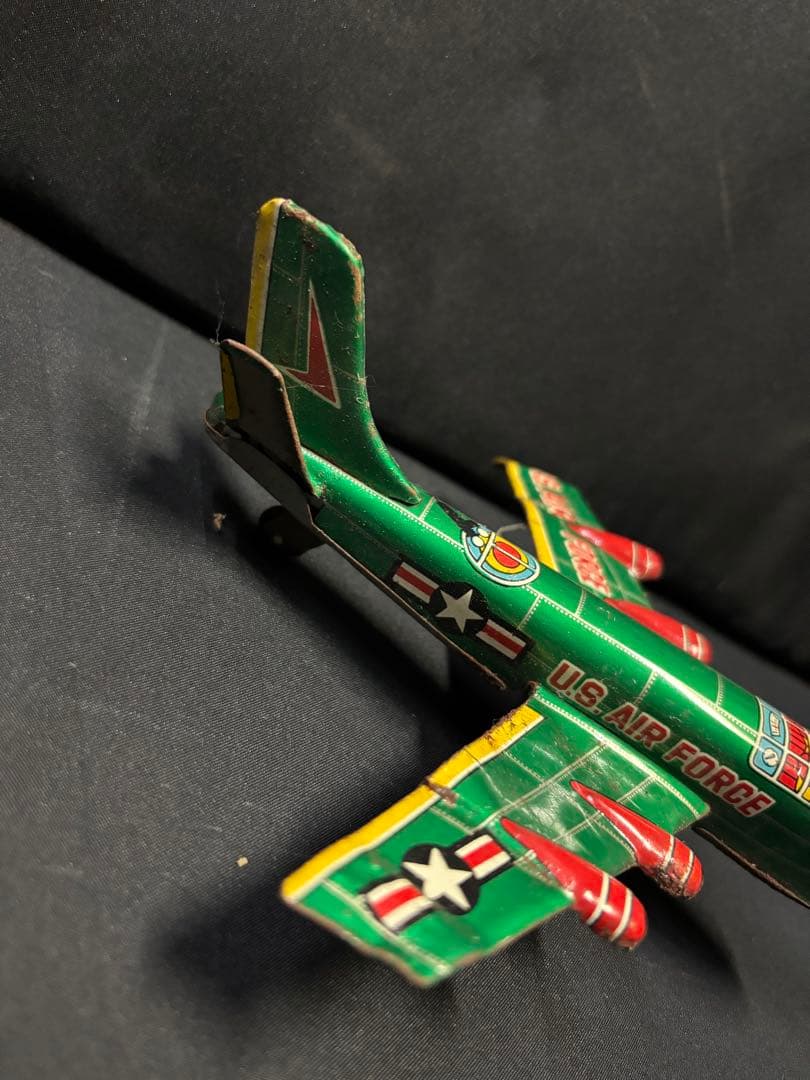 絶版 ブリキ エアフォース US 昭和レトロ アンティーク インテリア おもちゃ