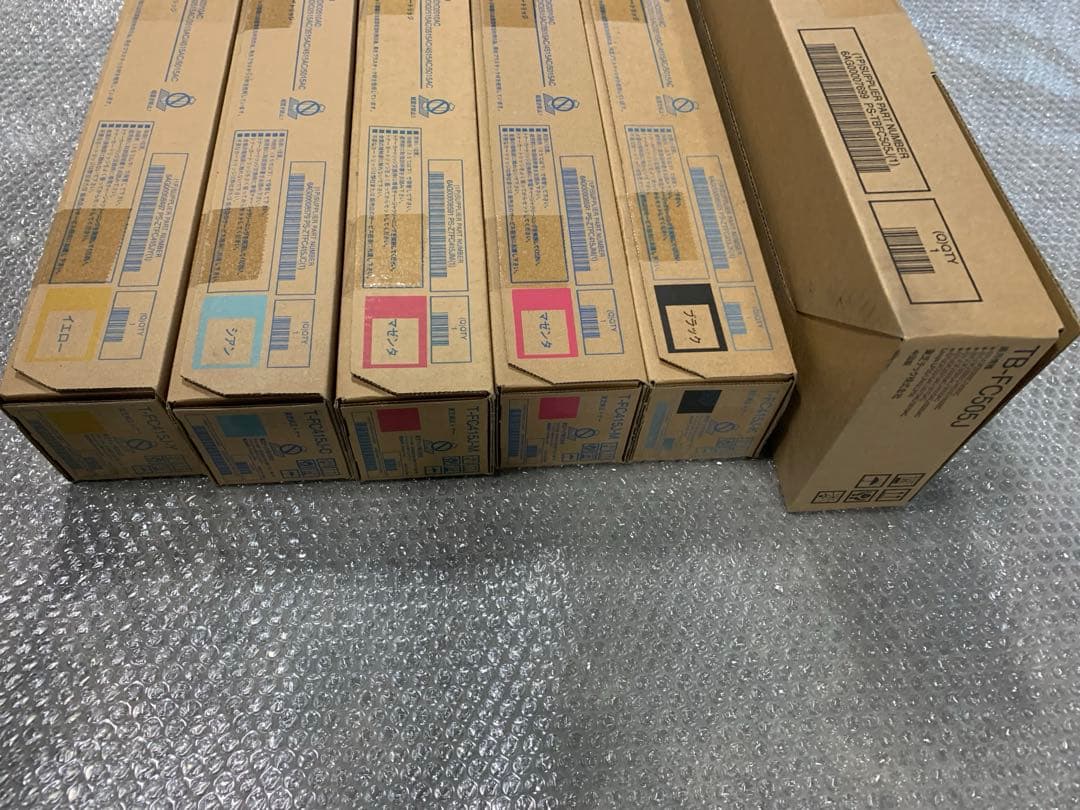 東芝 純正トナー T-FC415J 5本　廃トナーボックス1個