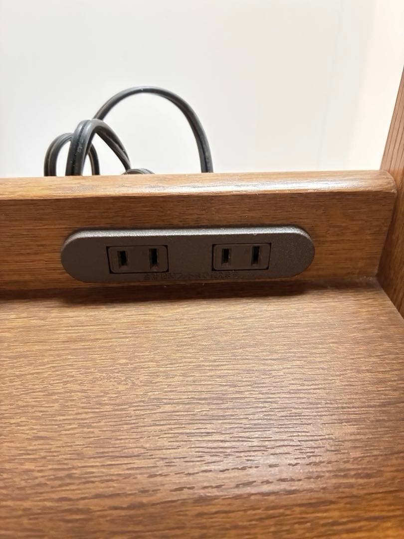 浜本工芸 ナラ 無垢材 電話台 ファックス台