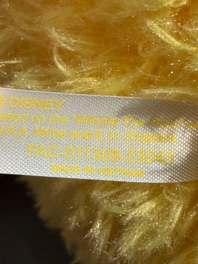 くまのプーさんBIGぬいぐるみ ディズニー購入 75cm