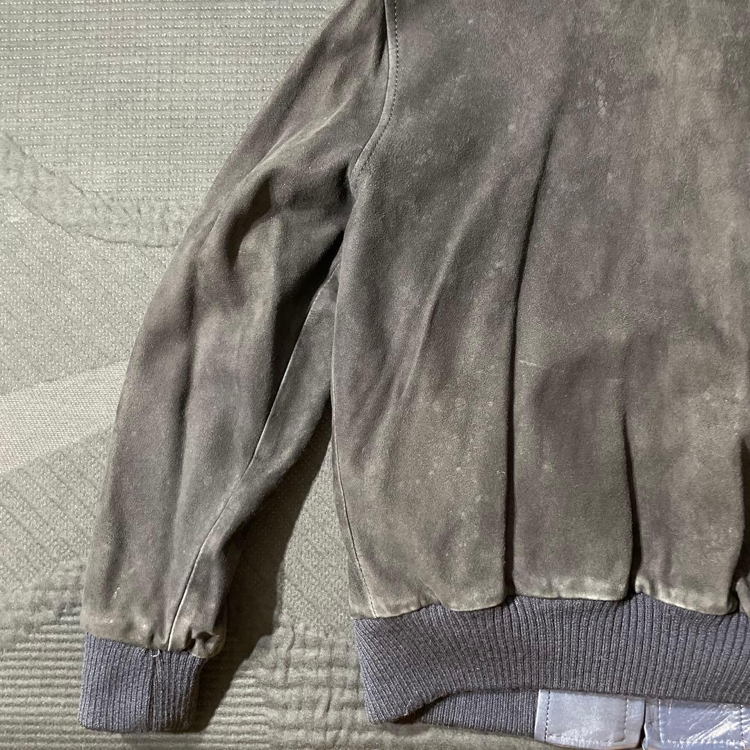 高級希少　McGREGOR sheep suede bomber jacket