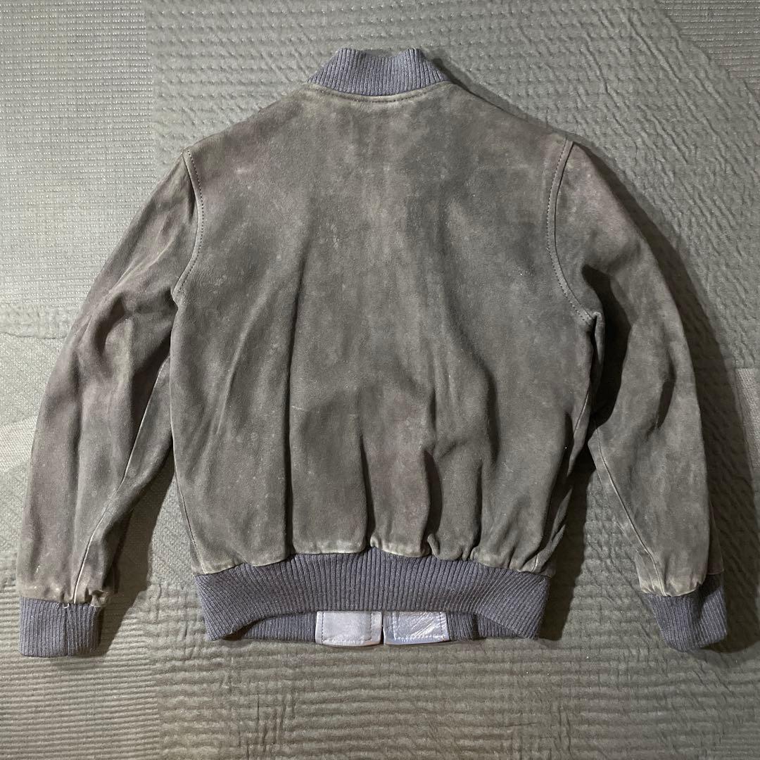 高級希少　McGREGOR sheep suede bomber jacket