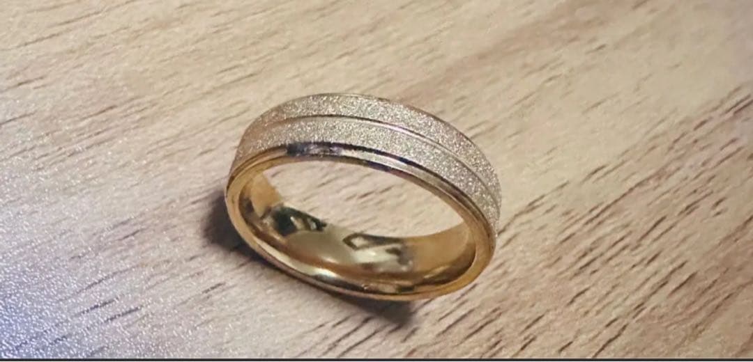 【お得】レディース キラキラ✨ゴールドキュートリング指輪(14号)おすすめ‼️