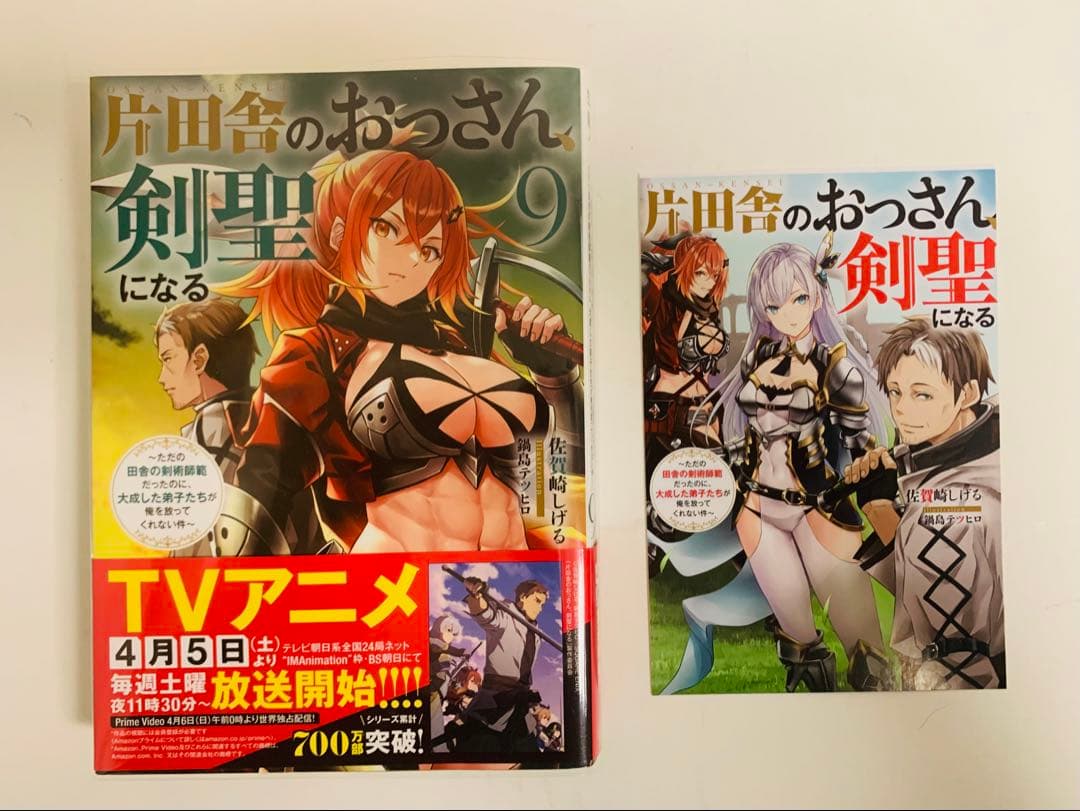 片田舎のおっさん剣聖になる　小説版　1〜9巻　初版あり全巻セット