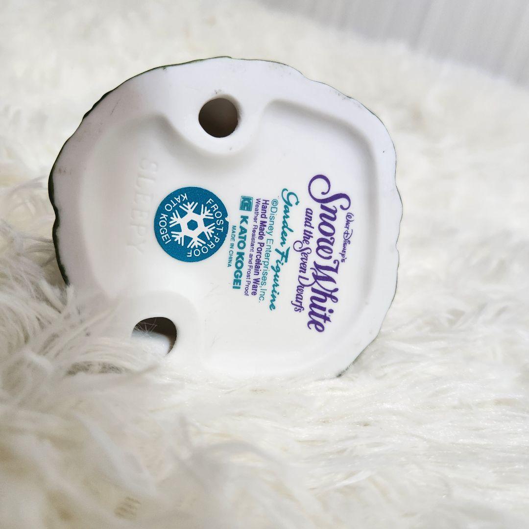 ☆ほぼ新品☆白雪姫と7人のこびと 加藤工芸　ガーデンフィギュア 陶器