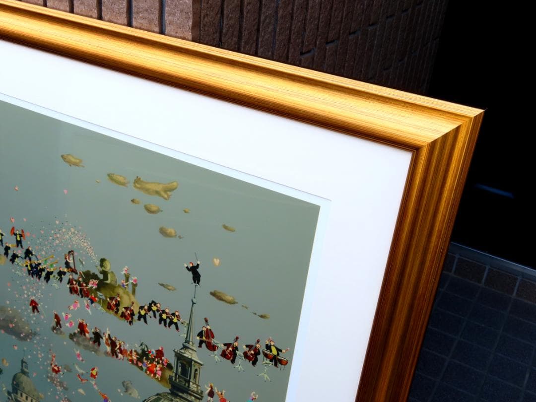 【ヒロ・ヤマガタ】　パリスオーケストラ　シルクスクリーンシート　山形博導　額装可