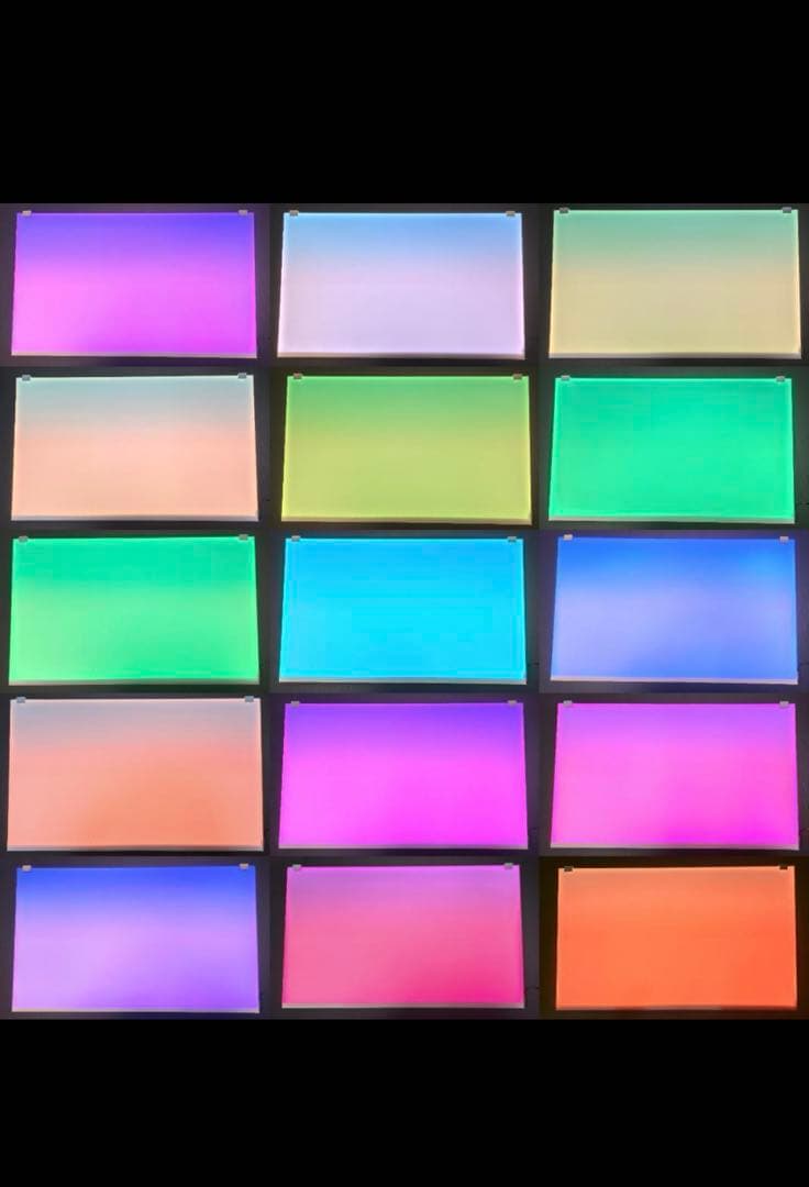 新品未使用　ライトスクリーン　アクアリウム　LED RGB 60cm×36cm