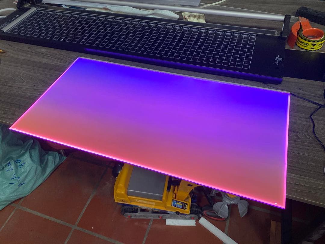 新品未使用　ライトスクリーン　アクアリウム　LED RGB 60cm×36cm