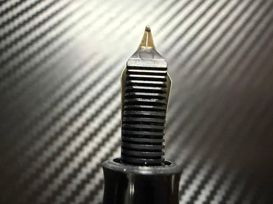 極美品 ペリカン 400 緑縞 F 細字 万年筆