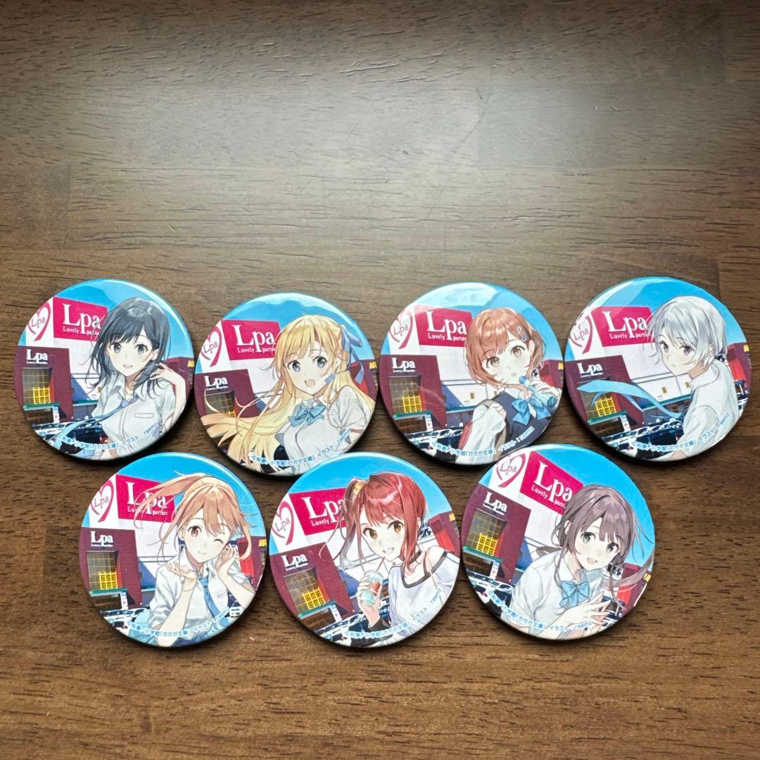 非売品希少　福井限定　千歳くんはラムネ瓶のなか　缶バッジ7個全種コンプリート