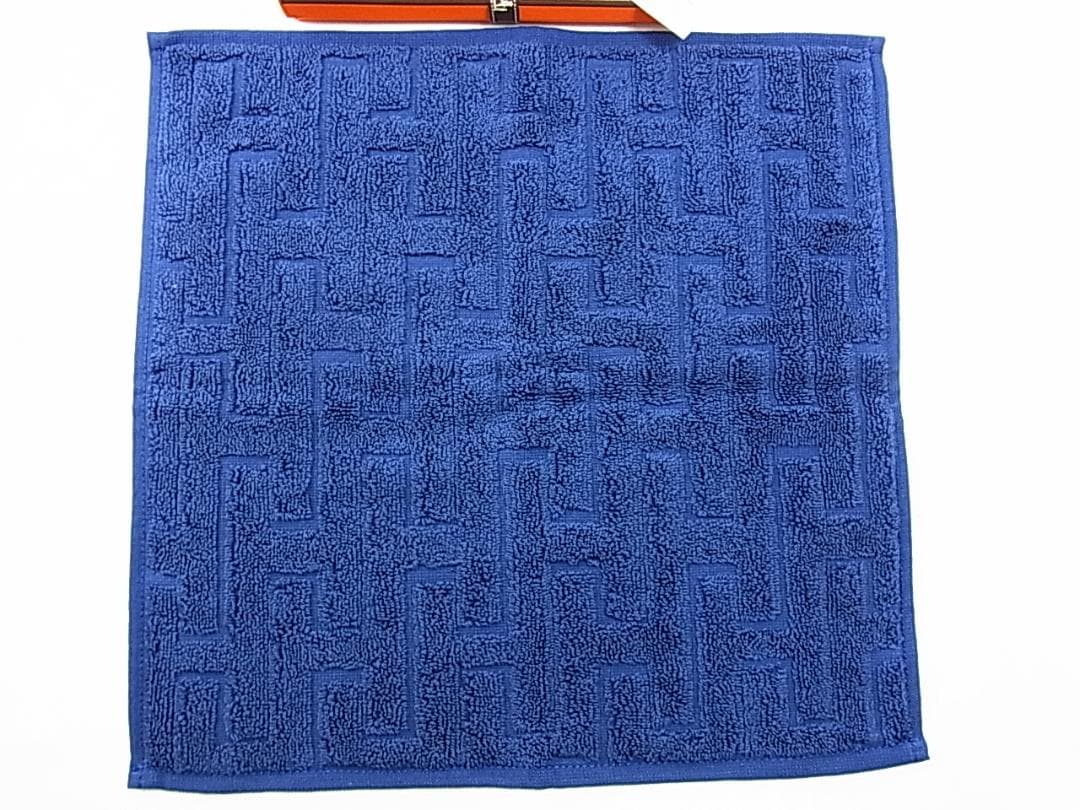◎正規品新品未使用自宅保管品HERMESエルメスハンドタオル ステアーズネイビー