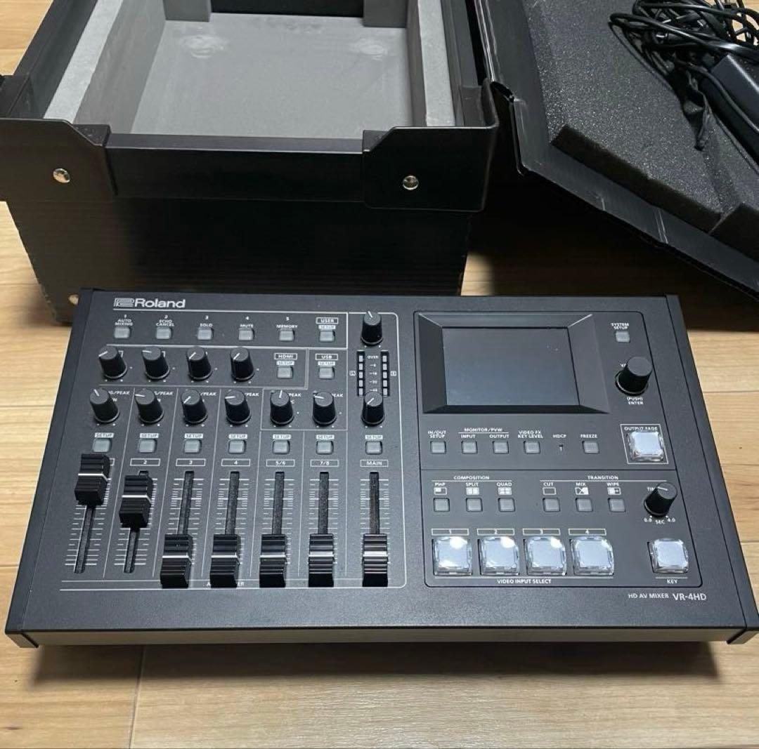 Roland VR-4HD HDMI4入力 USB配信 プラダン付