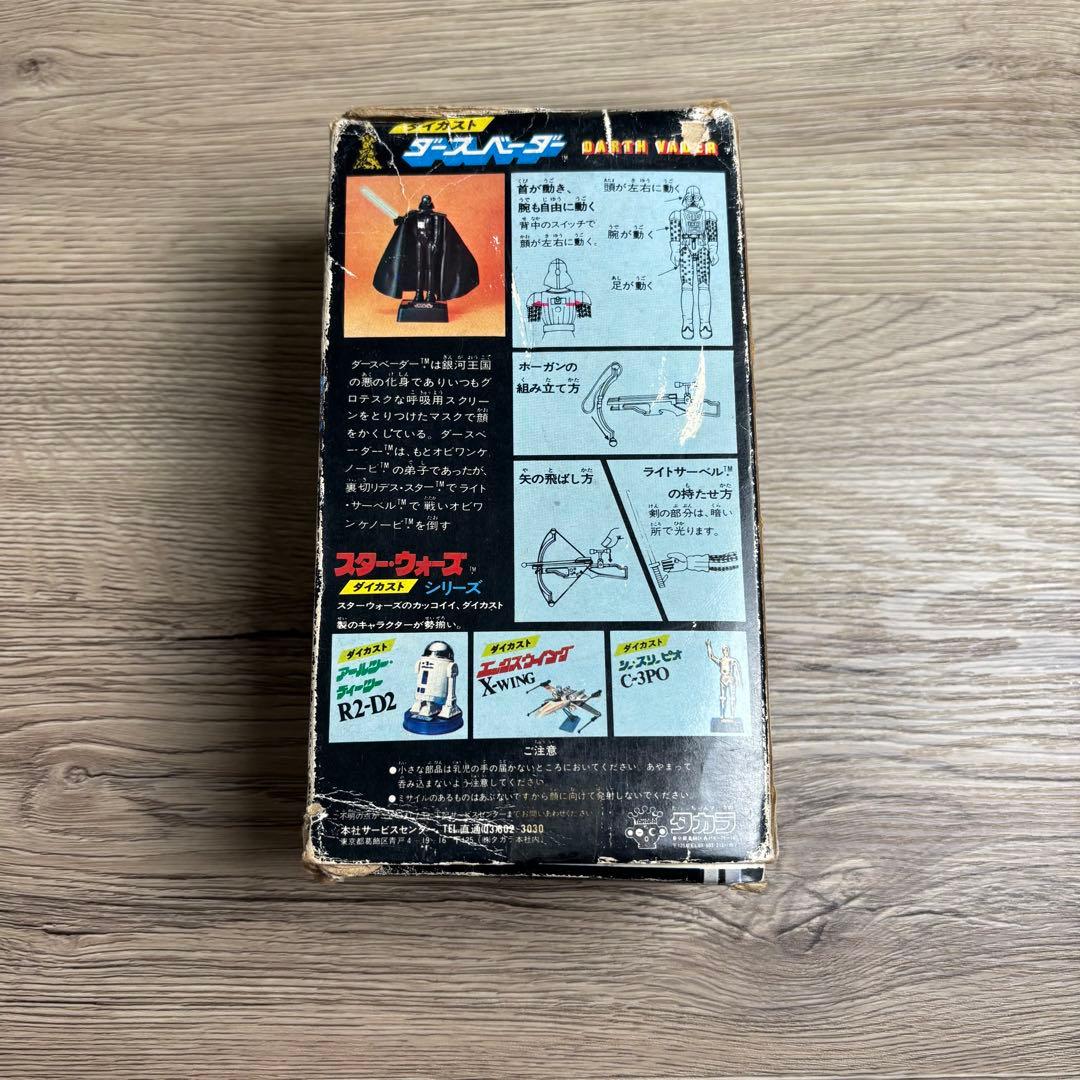 【1978年発売】タカラ ダイカスト スターウォーズ ダースベーダー