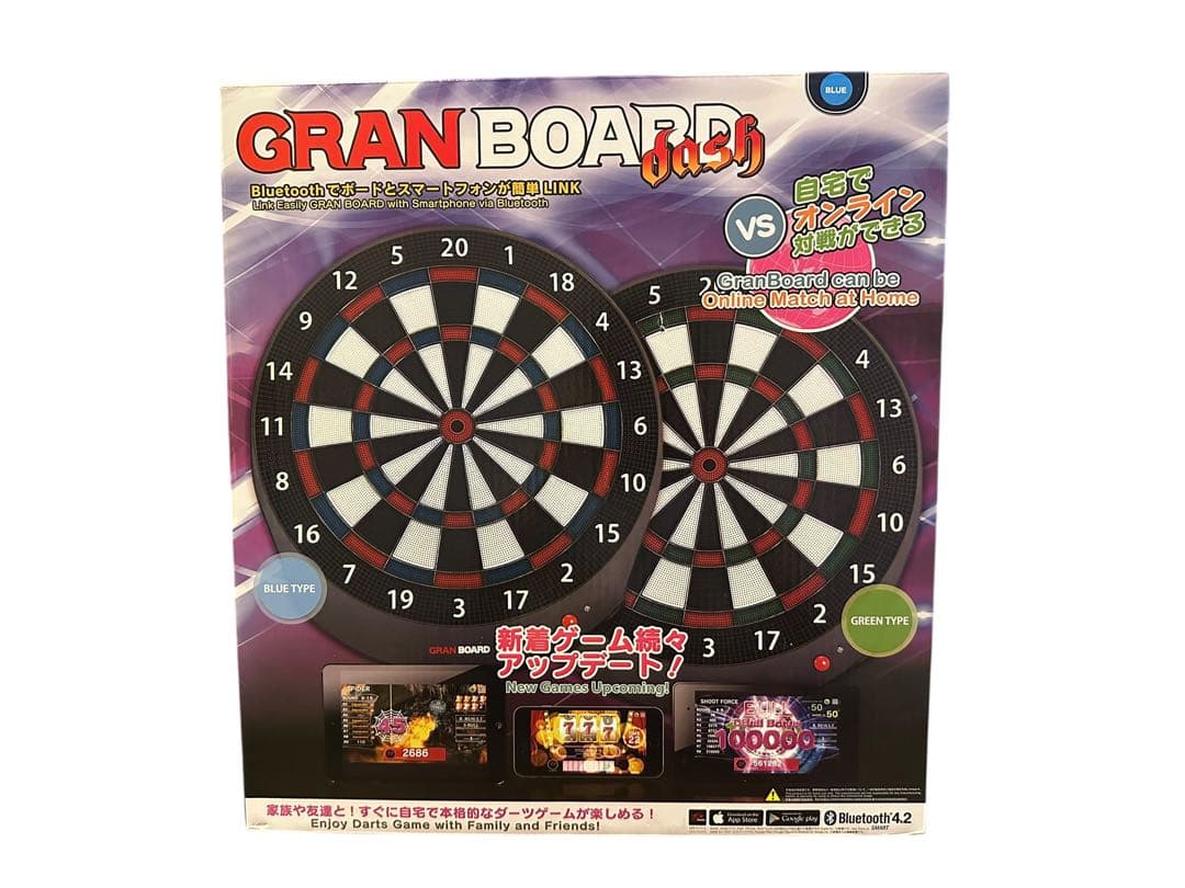 GRAN BOARD DASH 電子ダーツボード ブルー/レッド　新品　未使用品