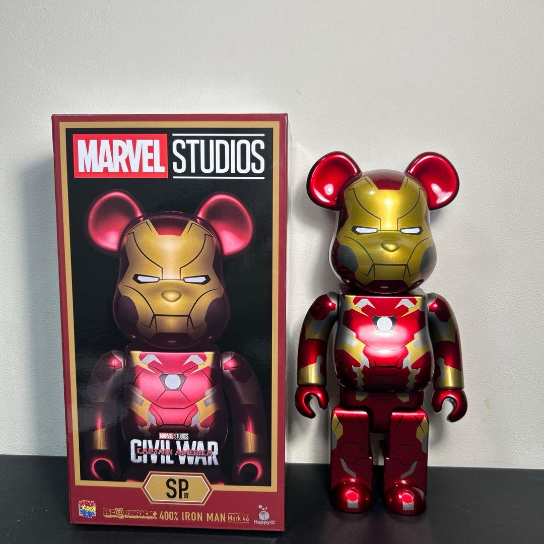 ベアブリック 400% アイアンマン Happyくじ SP 賞　値下げ可能　レア