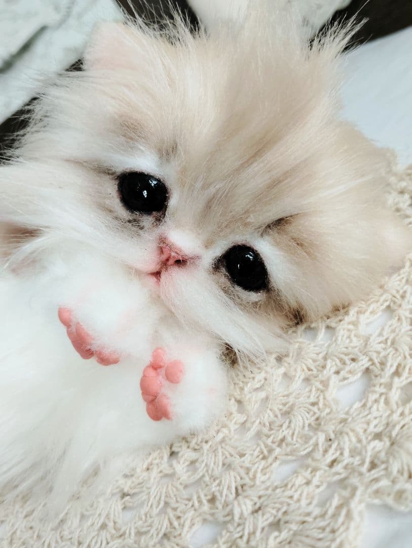 ミヌエット♡子猫のプニちゃん♡アートドール♡ぬいぐるみ♡